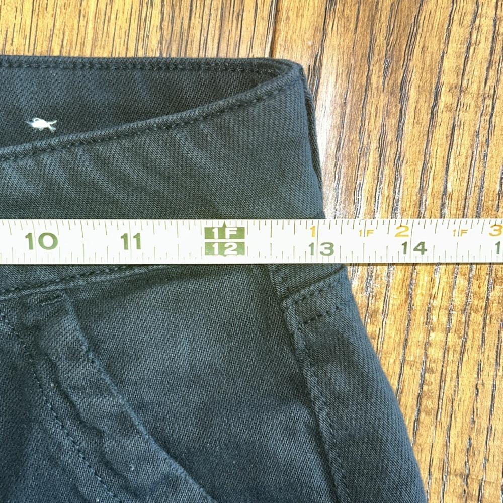 American Eagle Outfitters: Black Flare/Wide Leg Jeans: Size 00 - Picture 6 of 10
